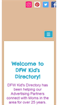 Mobile Screenshot of dfwkidsdirectory.com